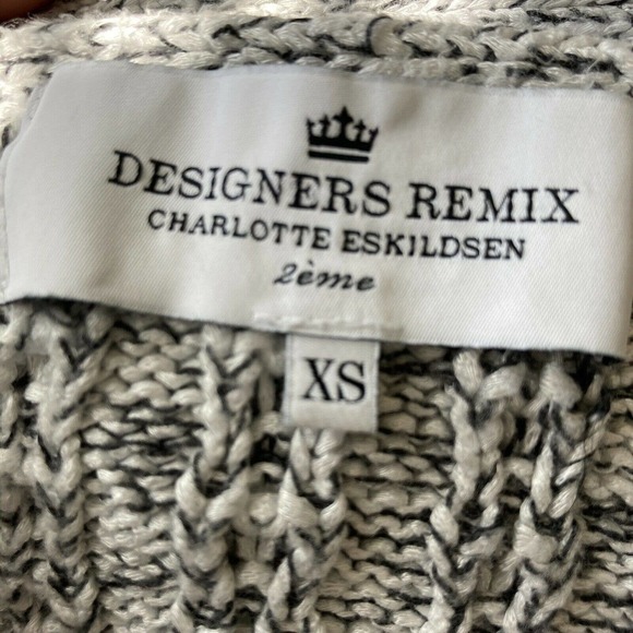 Designers Remix by charlotte eskildsen Georgia knit‎ Gray cardigan size XS - Picture 9 of 12
